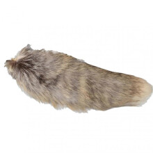 (Golden Island Fox Tail)Fluffy Sunny Fox Tail Keychain Handbag Accessory Key Chain Ring Hook Tassels for Key Purse Handbags Backpacks