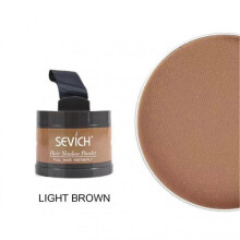 (Light Brown) 4g Eyebrow Hairline Printing Powder Waterproof Instant Root Cover Thickening Tinting Powder for Women Girls Makeup Tool