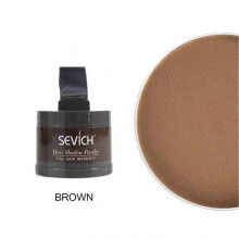 (Brown) 4g Eyebrow Hairline Printing Powder Waterproof Instant Root Cover Thickening Tinting Powder for Women Girls Makeup Tool