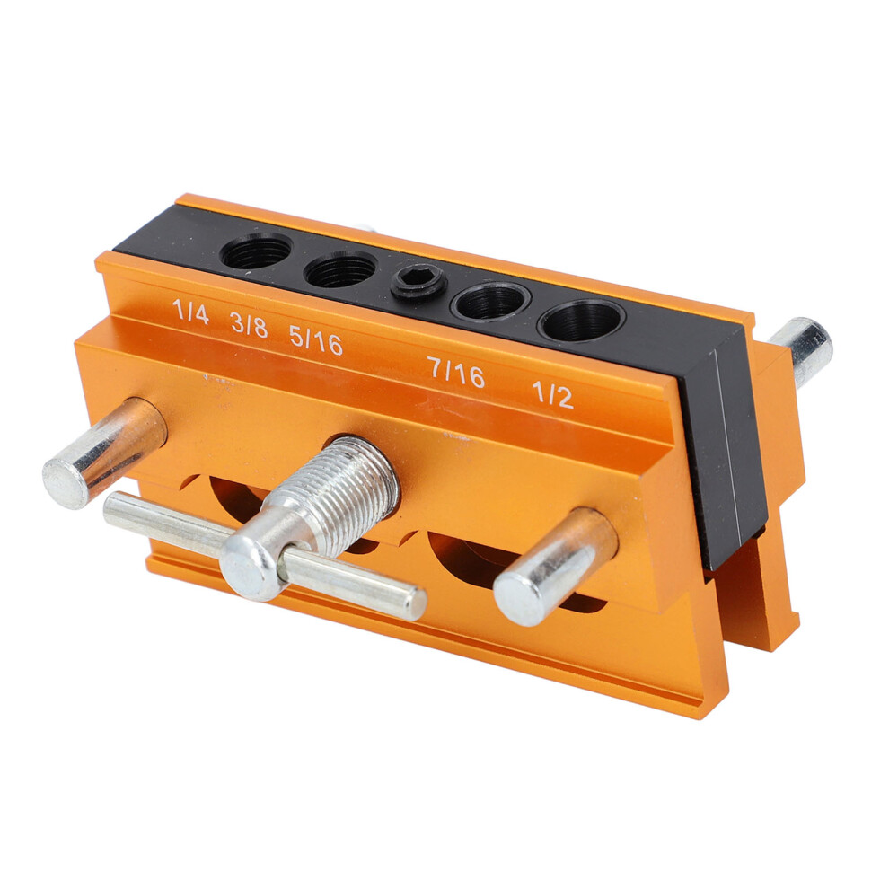 Self Centering Dowel Jig Kit For Straight Holes Adjustable Width Woodworking Drilling Guide Doweling Jig With 6 Bushings 6901313520886