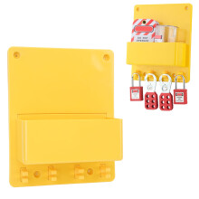 Padlock Station 4-Slot wandmontiert PC-Kunststoff