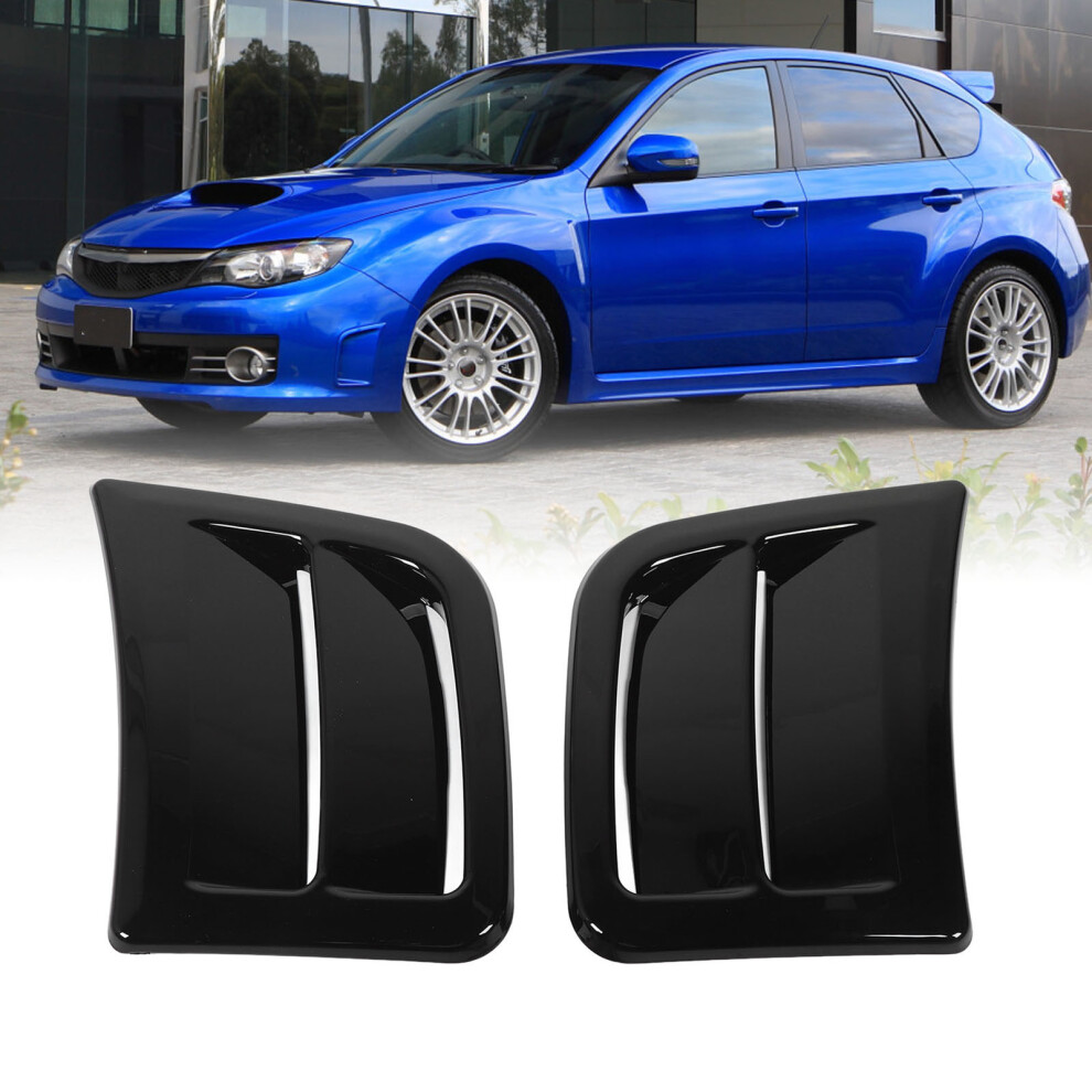 1 Pair Front Bumper Side Air Vent Cover Left Right Enhanced Airflow Stylish Look Air Vent Panel Trim Cover For Impreza Wrx Sti 2008 To 2014 5011313523495