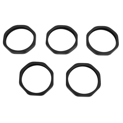 5 Stück Silikon-Mikrofon-Anti-Roll-Ring, rutschfest 1