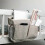 (Dark Grey)Bedside Storage Bag Hanging Organizer Bedside Caddy for Bunk Dorm Rooms Bed Rail 4