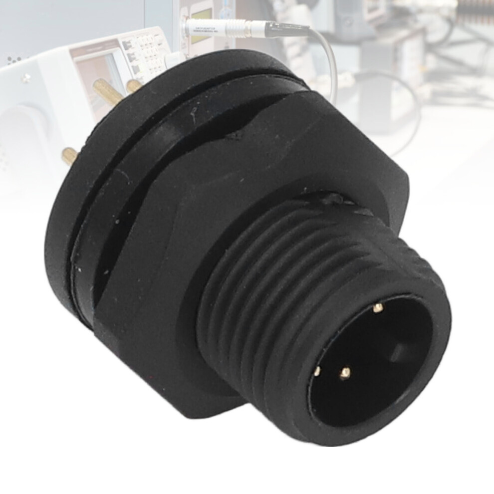 5Pcs E7 Threaded Plate Mount Pin Type Aviation Connector 4 Core 20Awg Ip67 Waterproof Electrical Cable Connector 60V 2A 6931313524386