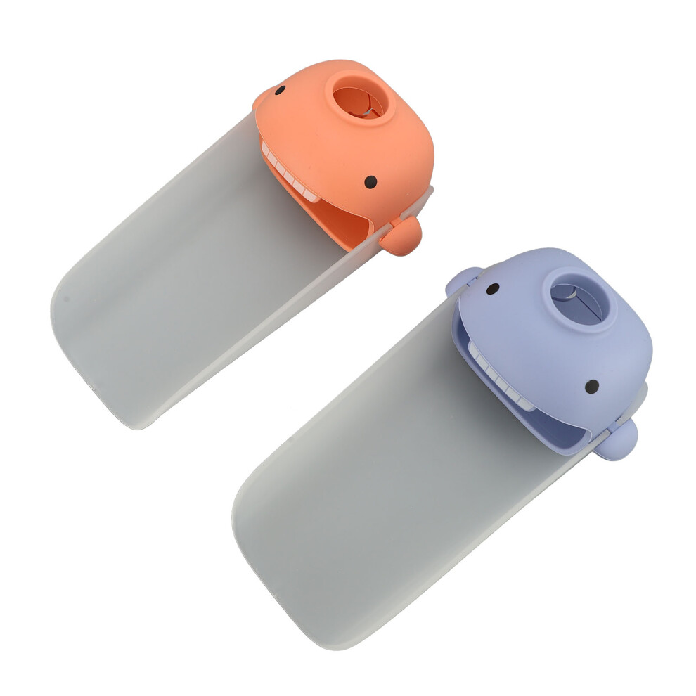 2Pcs Kids Faucet Extender for Hand Washing Cute Cartoon Shape Sink Faucet Extender for Bathroom Kitchen Bathtub Sink