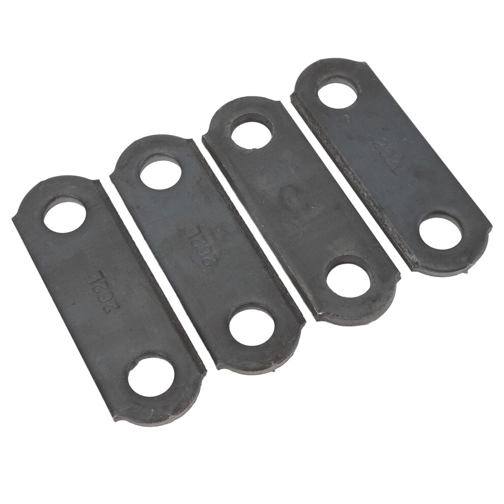 4 Pcs Trailer Leaf Spring Shackle Strap 2 5/8 Inch Center To Center Double Eye Springs 9/16 Inch Hole Suspension Axle Shackles 5051313527239