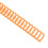 19 mm 30-Ring-Bindung Rücken 150 Blätter Orange 12