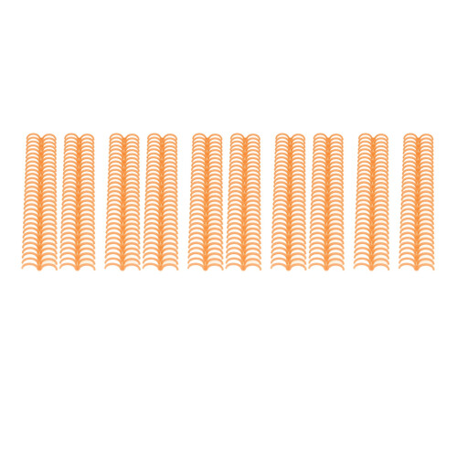 19 mm 30-Ring-Bindung Rücken 150 Blätter Orange