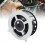 Silberner 18-Blatt-Innenkühlventilator 12 V 2,0 A 1