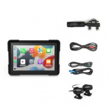 (High End Version)5-inch Motorcycle Wireless Driving Recorder Water-Resistant Wide Angle Camera Motorcycle Supplies