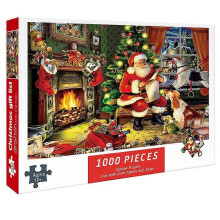(A) 1000pcs Christmas puzzle, the best Christmas gift for your kids