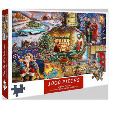 (B) 1000pcs Christmas puzzle, the best Christmas gift for your kids