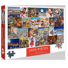 (D)1000pcs Christmas puzzle, the best Christmas gift for your kids