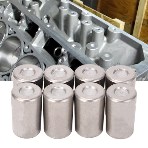 8 Stück M8 Ölblockierstopfen LSX 4.8-6.2 Silber