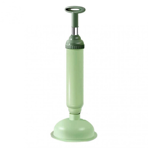 (Green B)Manual Toilet Unblocker Easy Using Vacuum Unclogging Device Bathroom Accessories