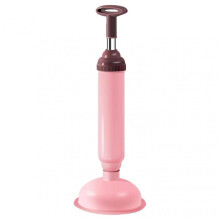 (Pink B) Manual Toilet Unblocker Easy Using Vacuum Unclogging Device Bathroom Accessories