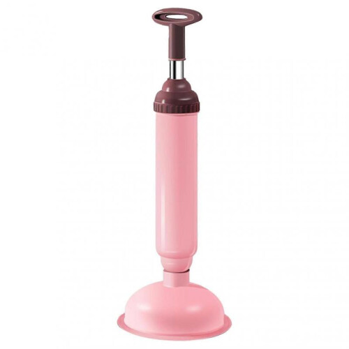 (Pink B)Manual Toilet Unblocker Easy Using Vacuum Unclogging Device Bathroom Accessories