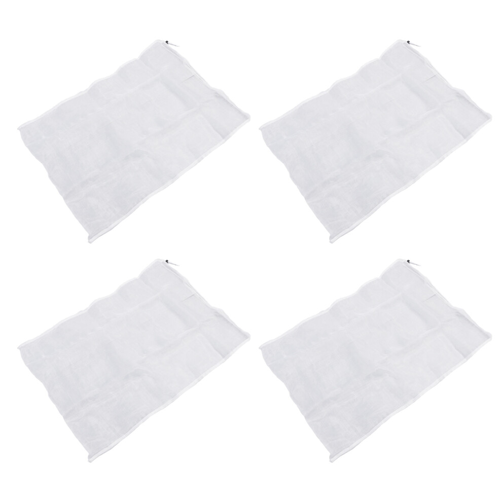 4Pcs Garden Plant Fruit Protection Netting Mesh Bag Tomato Protective Cover Barrier for Blueberry Bushes with Drawstring 0.8x0.8m-image-OPC-PHQ96GR-NEW