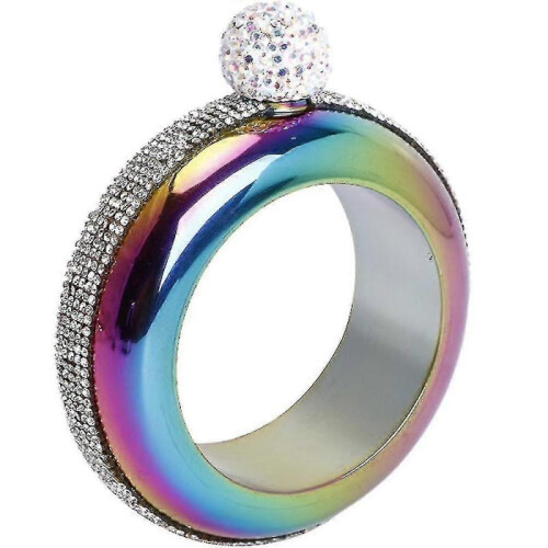 (diamond-encrustedcolorful)Bracelet Flask Bangle Flasks Creative Stainless Steel And Hip Flask