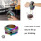 (diamond-encrustedcolorful)Bracelet Flask Bangle Flasks Creative Stainless Steel And Hip Flask 3