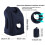 (blue)Inflatable Airplane Neck Pillow For Sleeping To Avoid Neck And Shoulder Pain 2