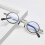 (square, 100 degrees) Men Ultra Light Titanium Material Screwless Foldable Anti-blue Reading Glasses 4