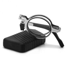 (circular, 250 degrees) Men Ultra Light Titanium Material Screwless Foldable Anti-blue Reading Glasses