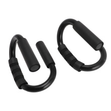 2-teilige S-Form Push-Up-Bar aus Schaumstoff und Stahl - Heim-Gym