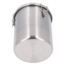 Edelstahl-Futterbehälter für Haustierfutter, 1600 ml, auslaufsicher, Katzen- und Hundefutterbehälter