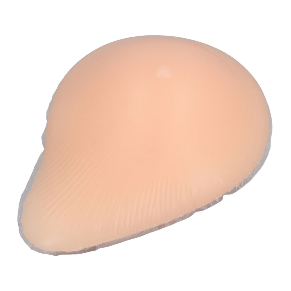 Silicone Boob Form Mastectomy Prosthesis Asymmetrical Shape Deep Concave Realistic Feeling Soft Boobs Insert Skin Color Right Single 40B/38