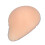 rechte Silikon-Brustform, Prothese, Hautfarbe 6