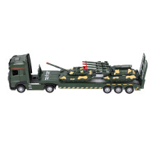 Military Car Model Toy Realistic Military Truck Model 1:32 Scale Alloy Transport Vehicle Toy for Boys