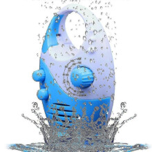 Sunrain Waterproof Shower Radio, Adjustable Volume Shower Am Fm Button Speaker, Bathroom Shower Speakers Wireless Radio with Top Handle