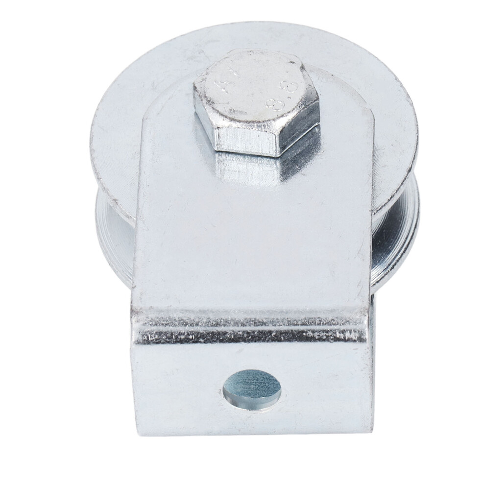 Groove Pulley Wheel U Type Wall Mounted Stainless Steel Rope Block Roller 0.8T Load Bearing 64Mm 7671313533993