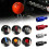 (Silver)Aluminum Gear Shift Knob Thread Adapter For Non Threaded Shifters 12x1.25mm Car Modified Accessories 2