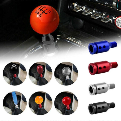 (Silver)Aluminum Gear Shift Knob Thread Adapter For Non Threaded Shifters 12x1.25mm Car Modified Accessories 1