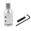 (Silver)Aluminum Gear Shift Knob Thread Adapter For Non Threaded Shifters 12x1.25mm Car Modified Accessories 1