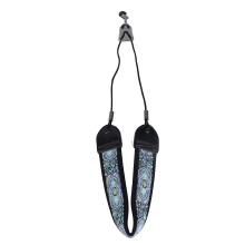 TS-07 blaue Totem-Stickerei Saxophon-Nackengurt 49-61cm