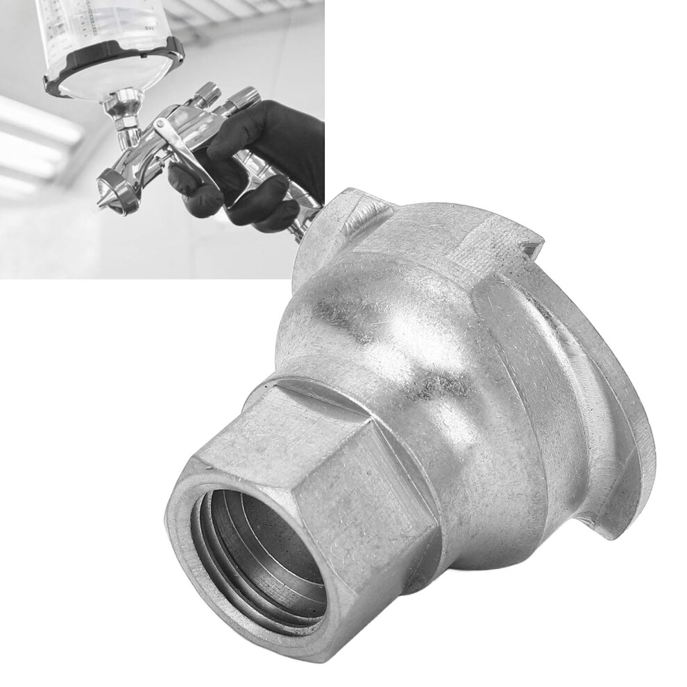 Sprayer Adapter Stainless Steel 16Mm Female 1.5Mm Thread Enhanced Efficiency Paint Sprayer Adapter For Car Boat Furniture Art Craft 9391313535244