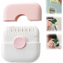 (Pink) 2 In 1 Hair Trimmer, Hair Trimming And Arrangement 2 In 1 Bangs Trimmer, Hair Clipper Comb Multifunctional Hair Cutting Tools