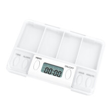 Weiße smarte Medikamenten-Erinnerungsbox 100 mAh 10,0  7,0 cm