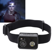 Headlamp Camera 3W LED 1080P 2MP Smart Sensor Headlamp Wearable Camera 1000mAh with Headband for Night Adventure