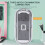 Transparente 400mAh 2.4G BT1 BT2 USB-Maus Grau 4