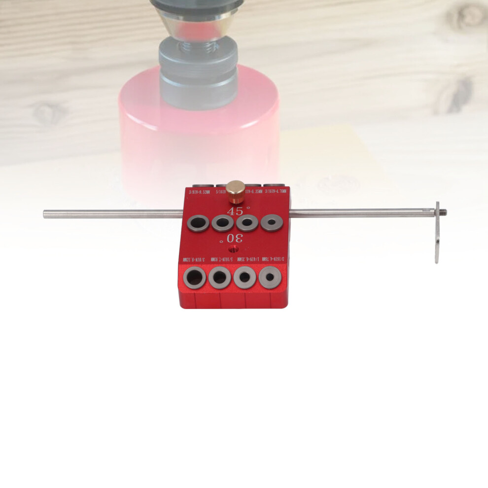 Drill Hole Guide Jig 30 45 90 Degree Angle Drilling Template Block Locator With Detachable Drill Bushing Extension Rod 9361313542085
