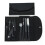(Black)8 Pcs Eyebrow Shavers Set with Bag Reusable Sturdy Eye Makeup Tool for Daily Makeup 1