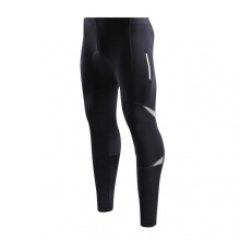 (AS 2XL and USA L, Black) Men's Mesh Cycling Trousers with Silicone Cushion Soft Quick-Drying Riding Pants for MTBs Road Bike
