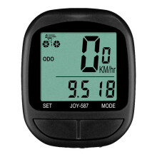 Wired Cycling Speedometer Waterproof LCD Display Multi Functions Measure Speed Distance Riding Time Cycling Computer Mileage Tracker