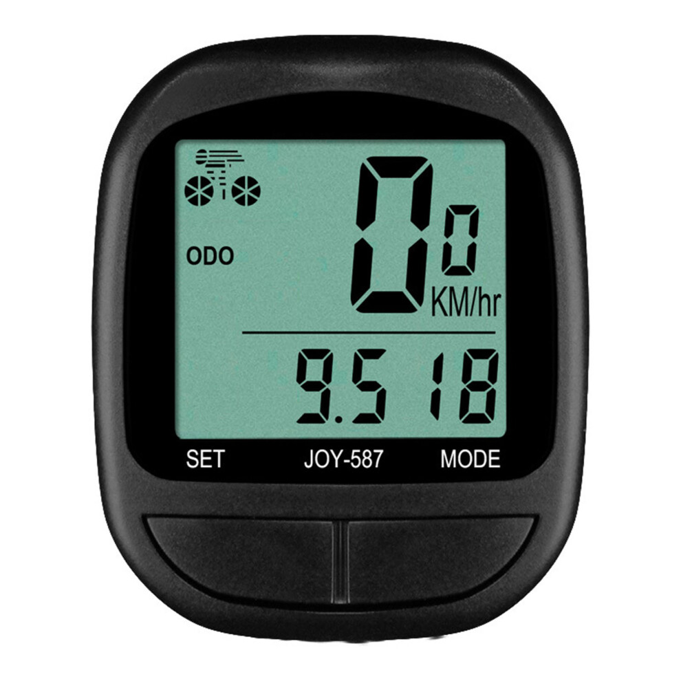 Wired Cycling Speedometer Waterproof LCD Display Multi Functions Measure Speed Distance Riding Time Cycling Computer Mileage Tracker