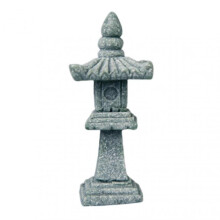 (B Small) Mini Pagoda Statue Miniature Sandstone Sculpture Asian Decor for Landscape Balcony Garden